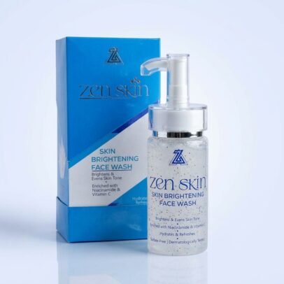 Zen Skin Brightening Face Wash bottle with box