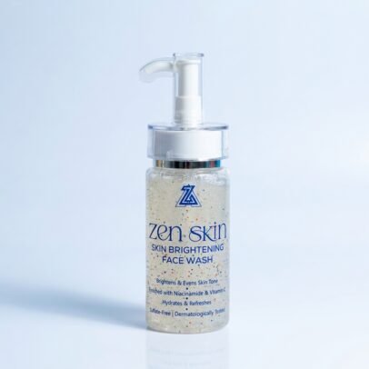 Zen Skin Brightening Face Wash bottle front view